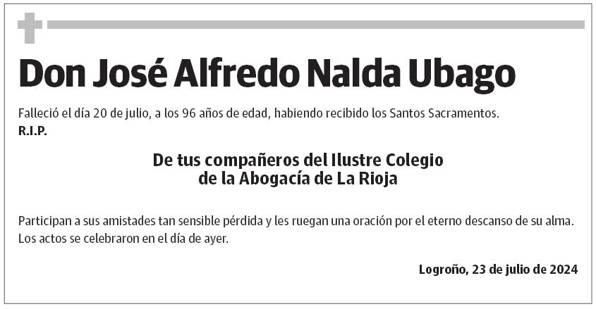 Don José Alfredo Nalda Ubago