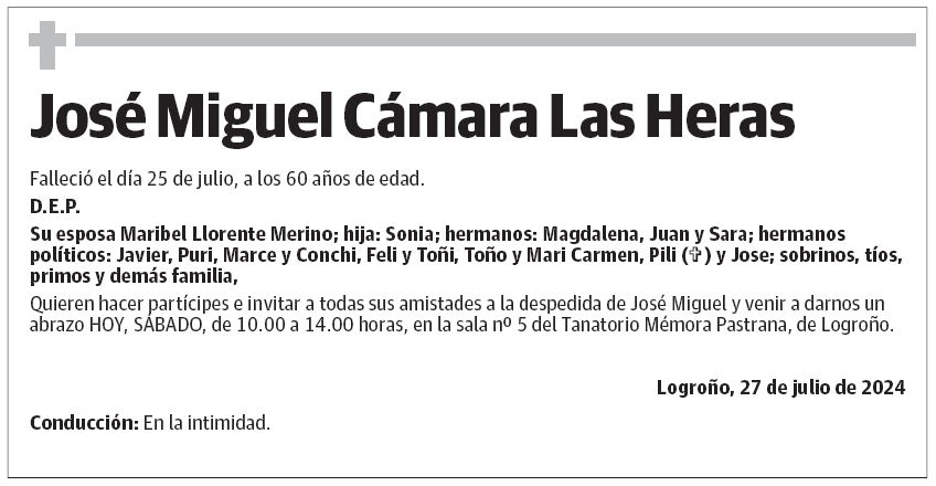 José Miguel Cámara Las Heras