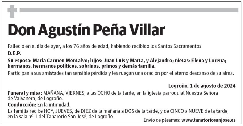Don Agustín Peña Villar