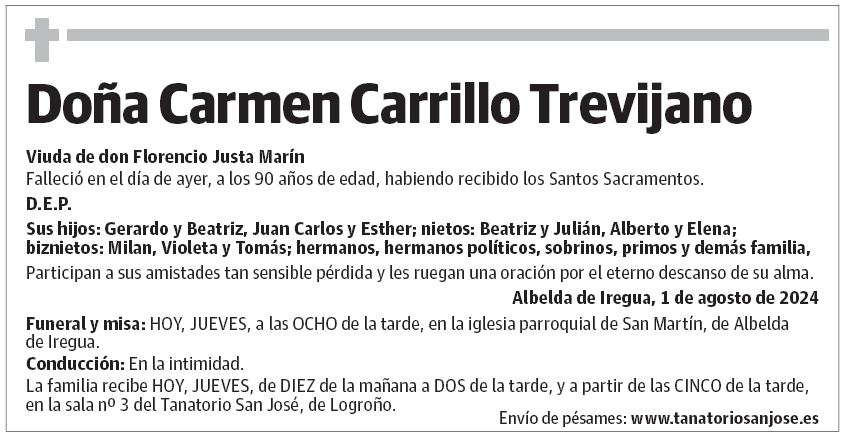 Doña Carmen Carrillo Trevijano