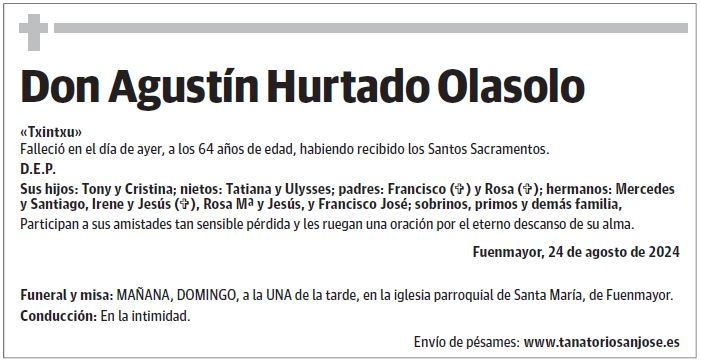 Don Agustín Hurtado Olasolo