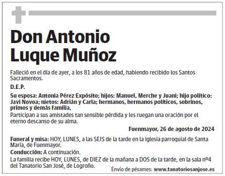 Don Antonio Luque Muñoz