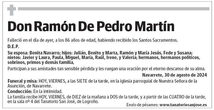 Don Ramón De Pedro Martín
