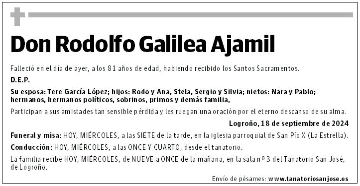 Don Rodolfo Galilea Ajamil