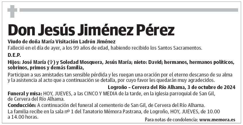 Don Jesús Jiménez Pérez