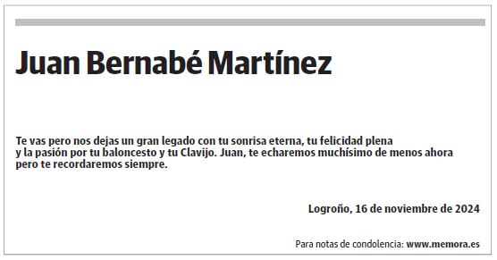 Juan Bernabé Martínez