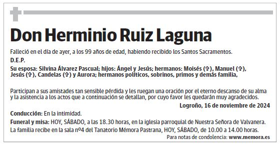 Don Herminio Ruiz Laguna