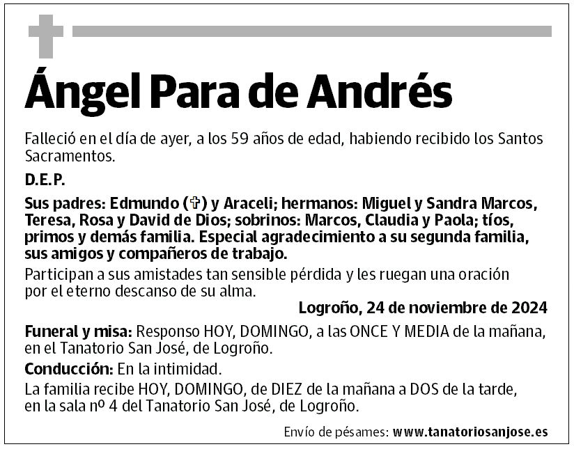 Ángel Para de Andrés