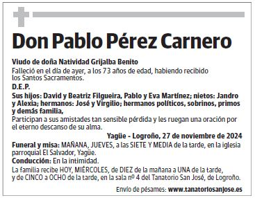 Don Pablo Pérez Carnero