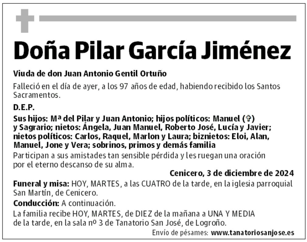Doña Pilar García Jiménez