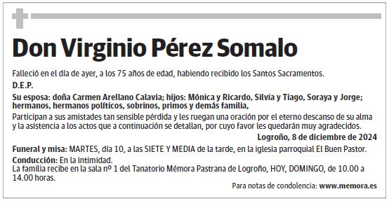 Don Virginio Pérez Somalo