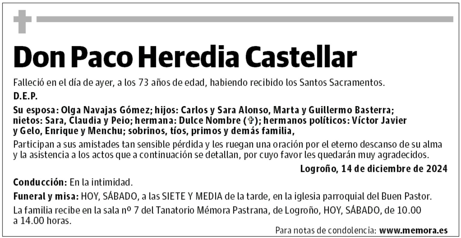 Don Paco Heredia Castellar