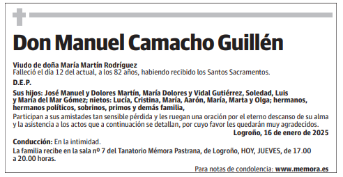 Don Manuel Camacho Guillén