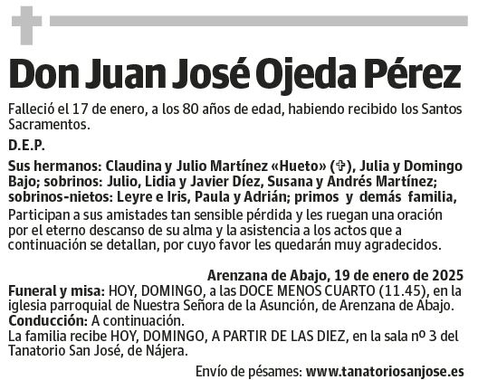 Don Juan José Ojeda Pérez