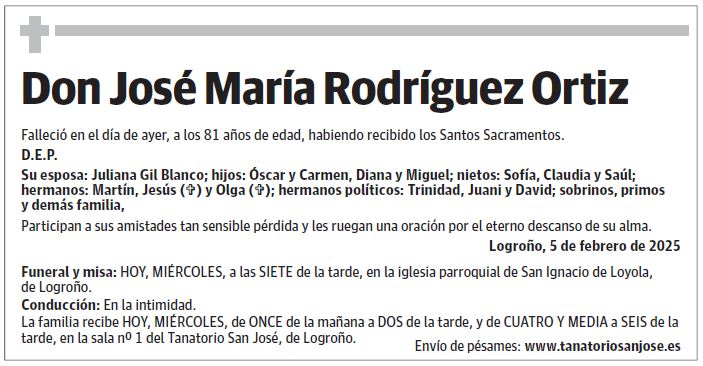 Don José María Rodríguez Ortiz