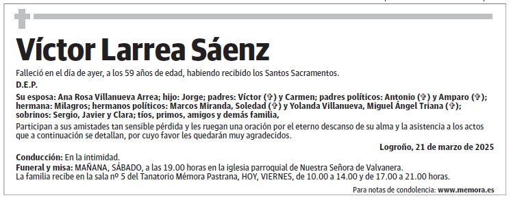 Víctor Larrea Sáenz