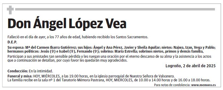 Don Ángel López Vea