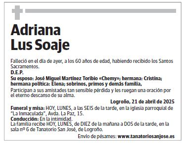 Adriana Lus Soaje
