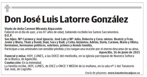 Don José Luis Latorre González