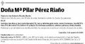 Doña Mª Pilar Pérez Riaño