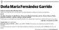 Doña María Fernández Garrido
