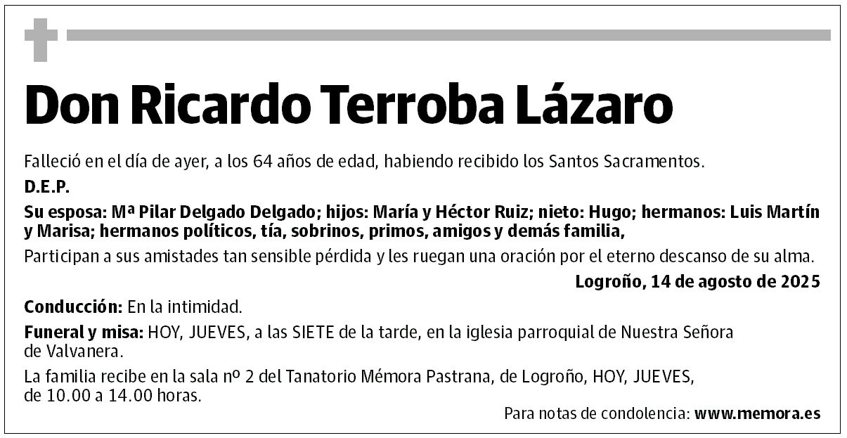 Don Ricardo Terroba Lázaro