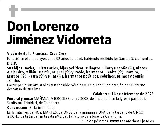 Don Lorenzo Jiménez Vidorreta
