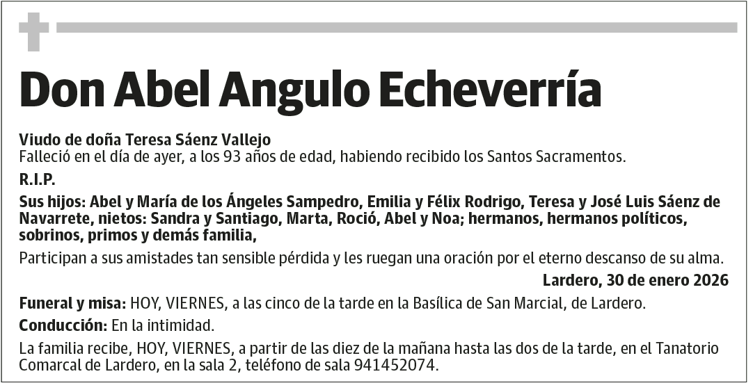 Don Abel Angulo Echeverría