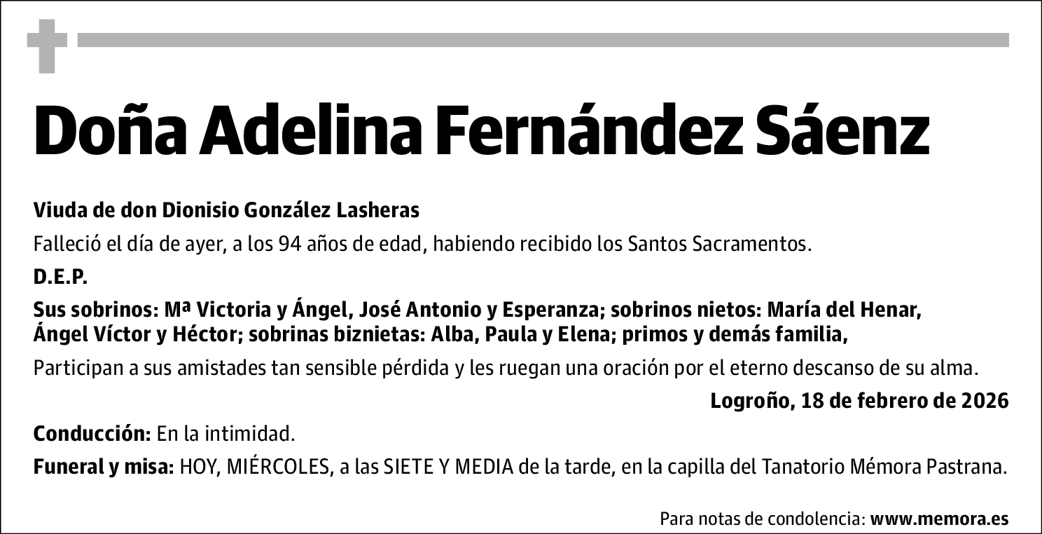 Adelina Fernández Sáenz