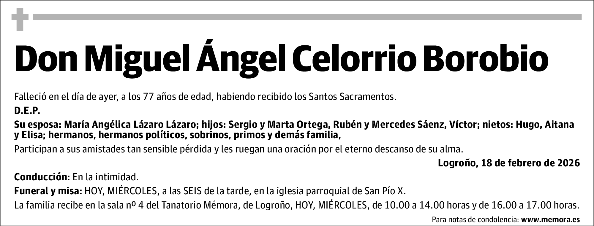 Miguel Ángel Celorrio Borobio