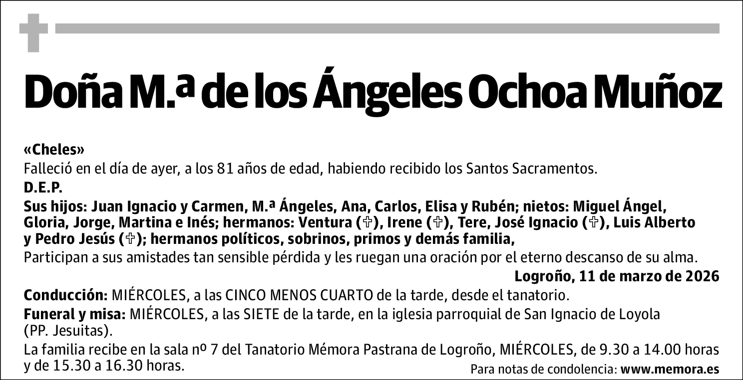 M.ª de los Ángeles Ochoa Muñoz