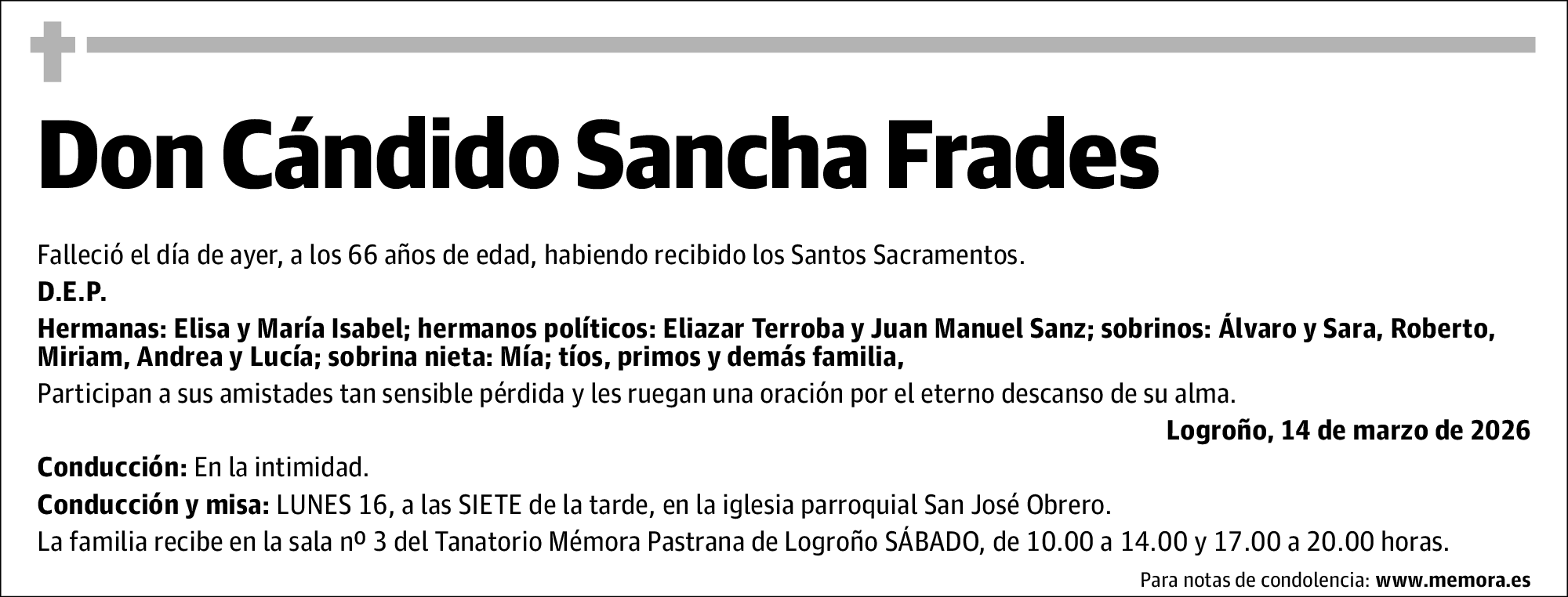 Cándido Sancha Frades
