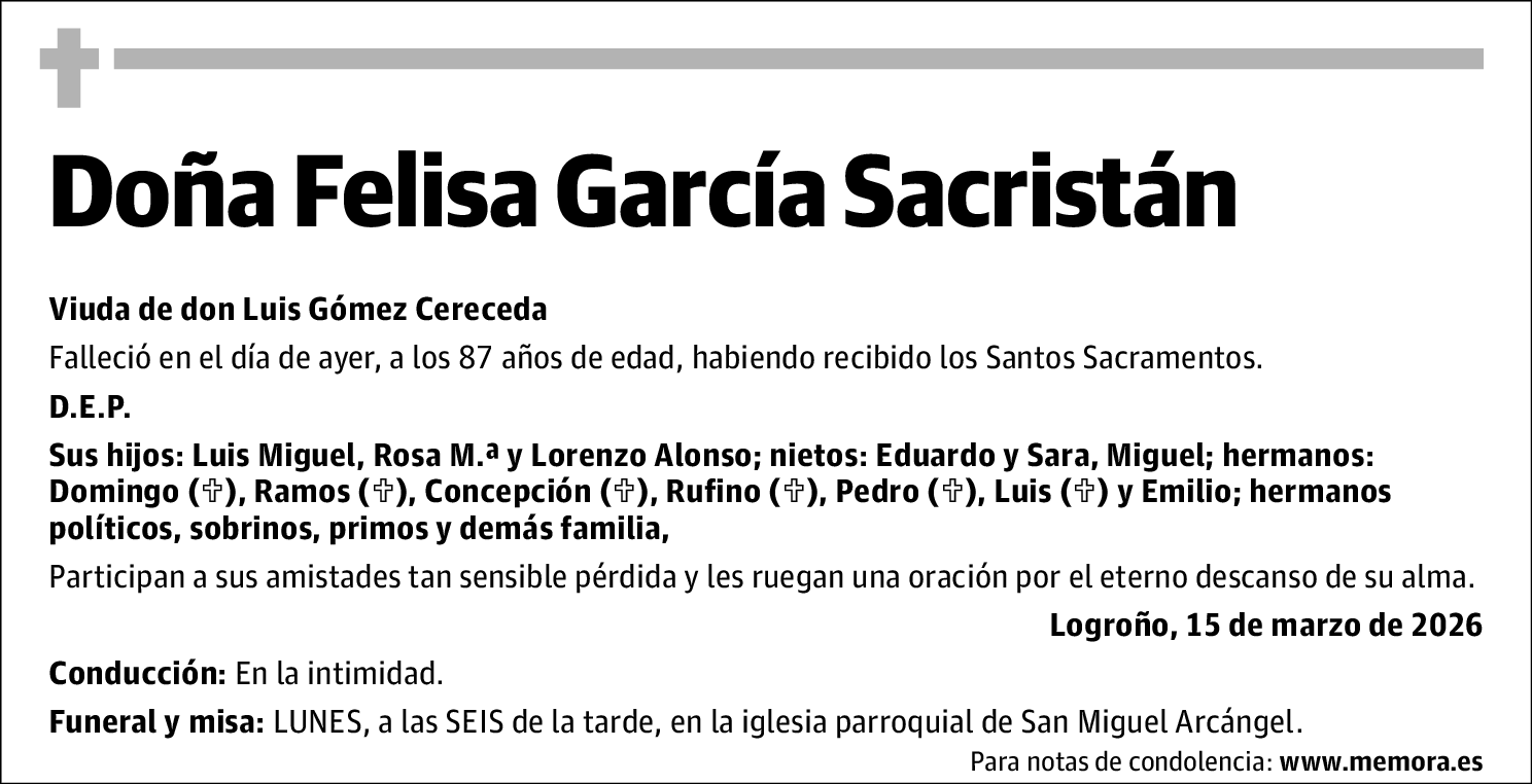 Felisa García Sacristán