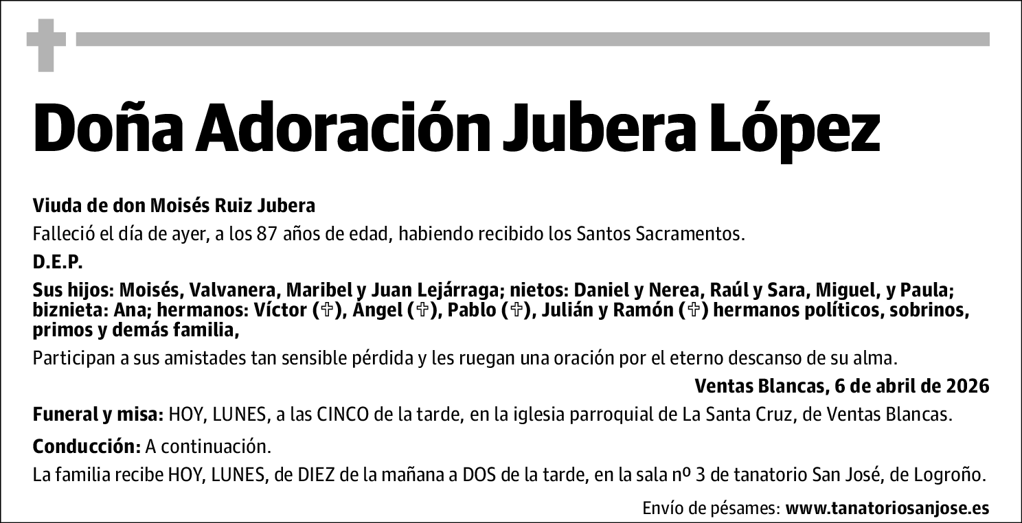 Adoración Jubera López