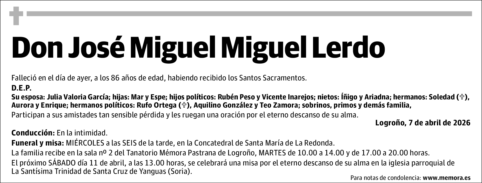 José Miguel Miguel Lerdo
