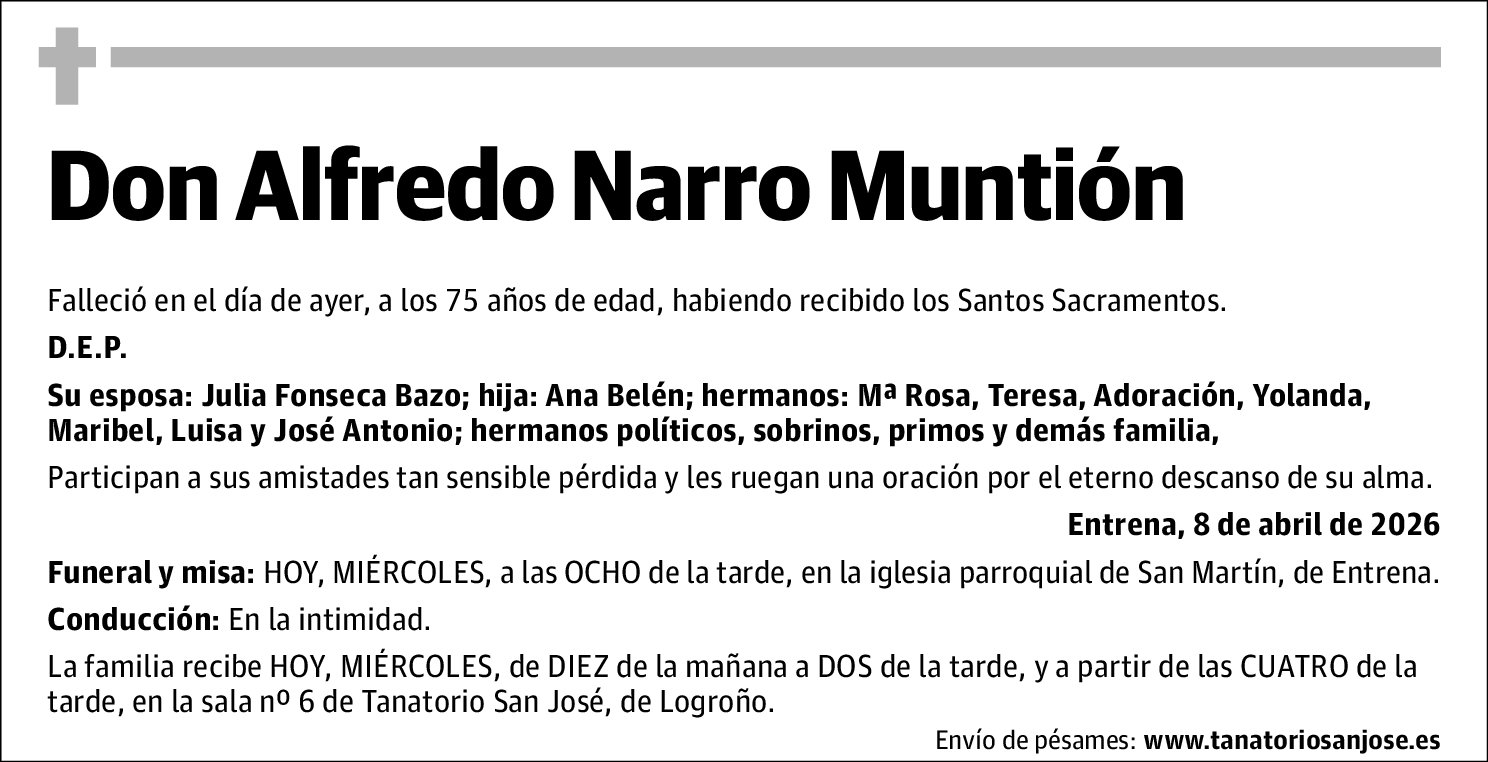 Alfredo Narro Muntión