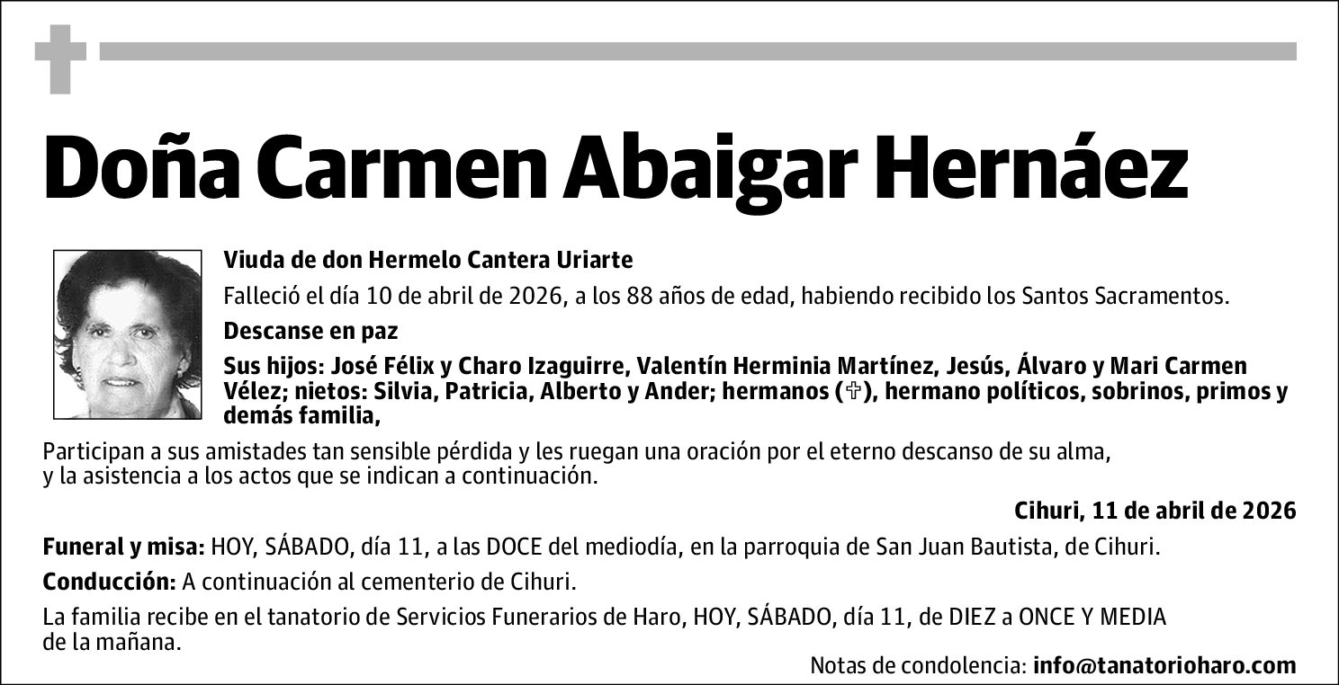 Carmen Abaigar Hernáez