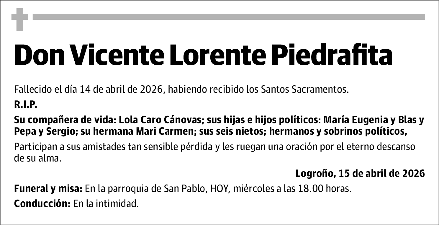 Vicente Lorente Piedrafita