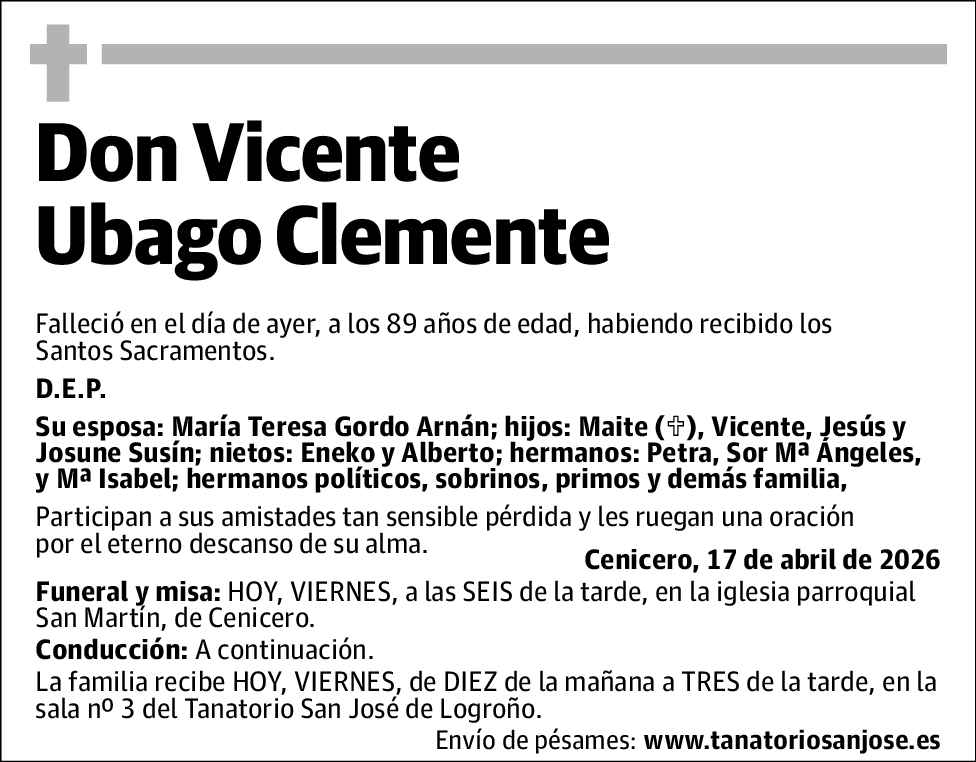 Vicente Ubago Clemente