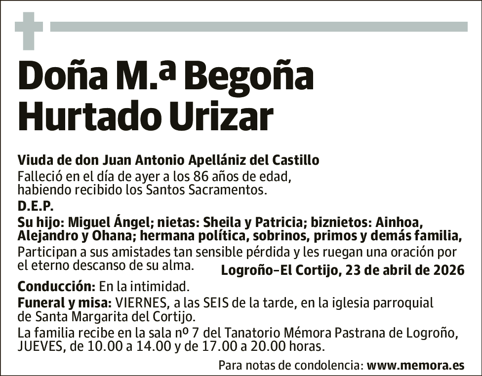 María Begoña Hurtado Urizar