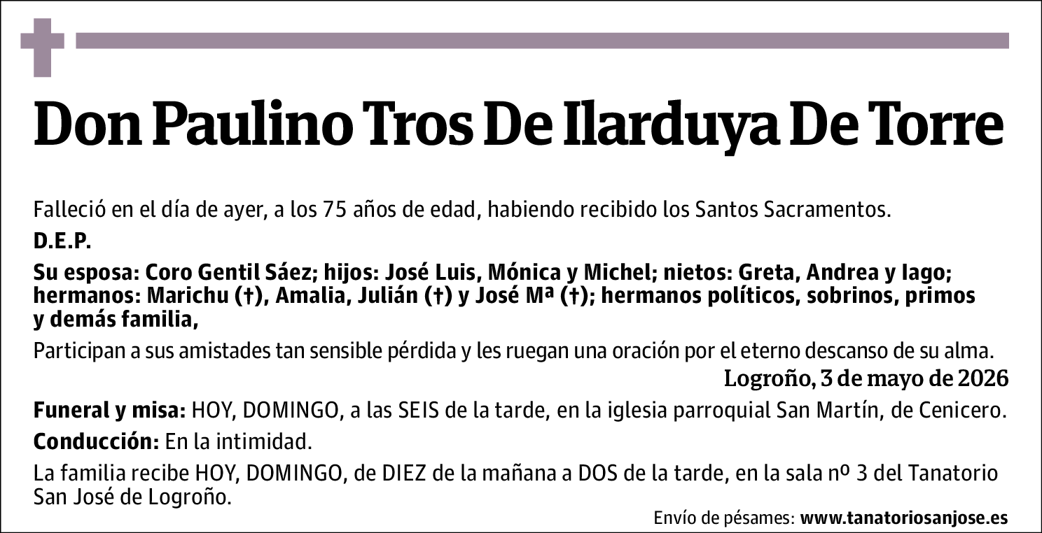 Paulino Tros de Ilarduya de Torre