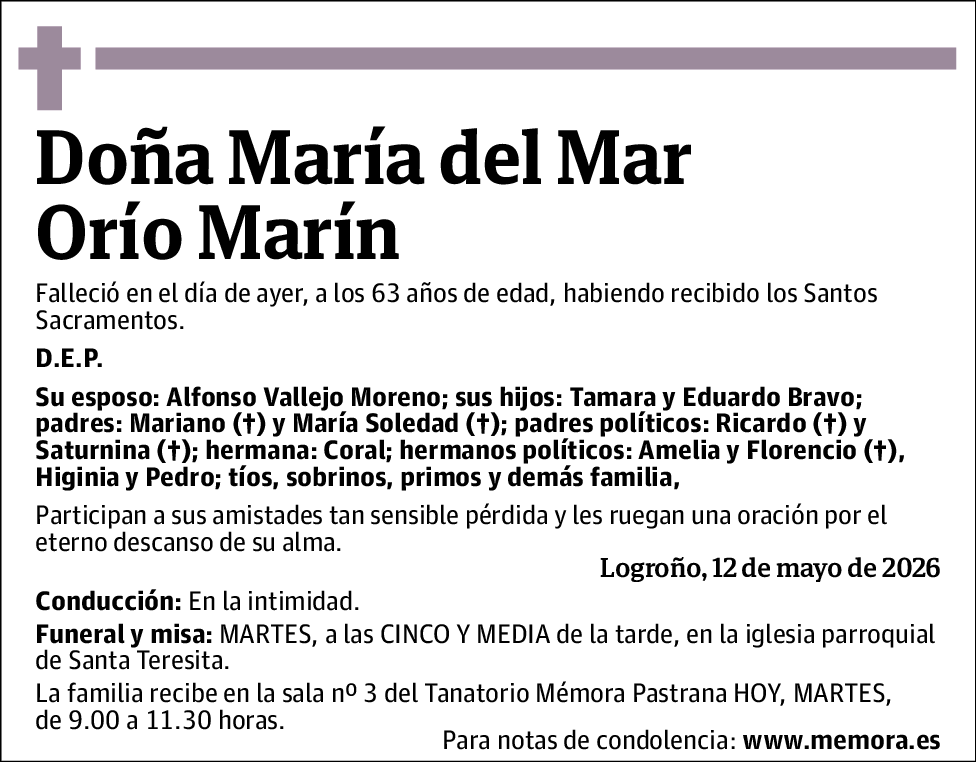 Maria del Mar Orio Marín