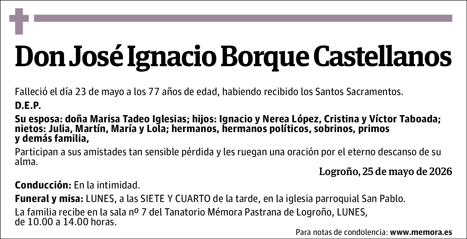Jose Ignacio Borque Castellanos