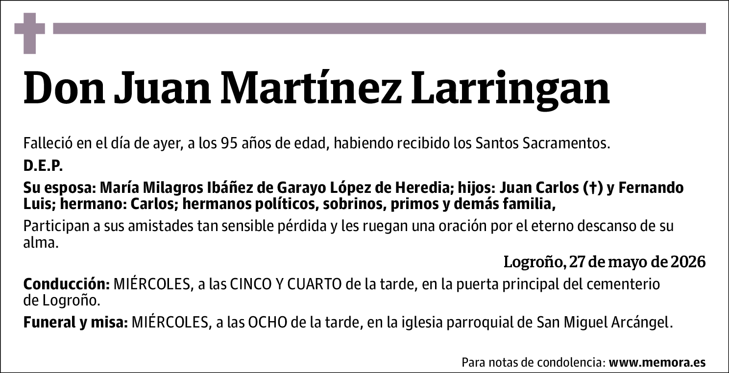 Juan Martínez Larringan