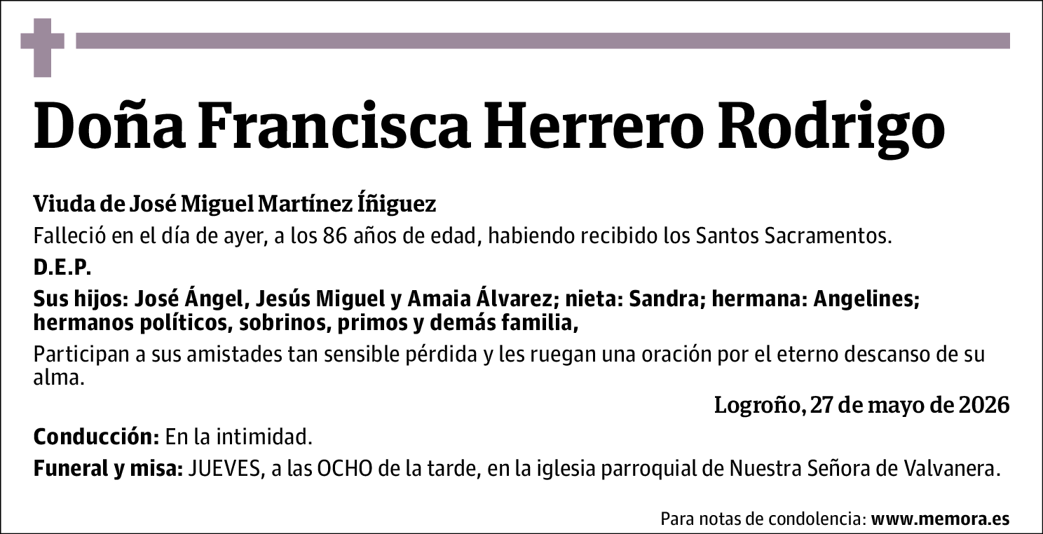 Francisca Herrero Rodrigo