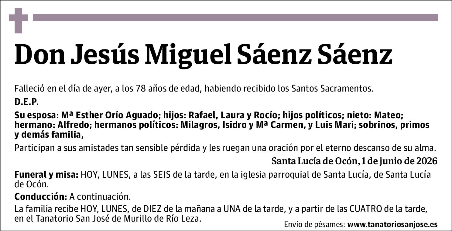 Jesús Miguel Sáenz Sáenz