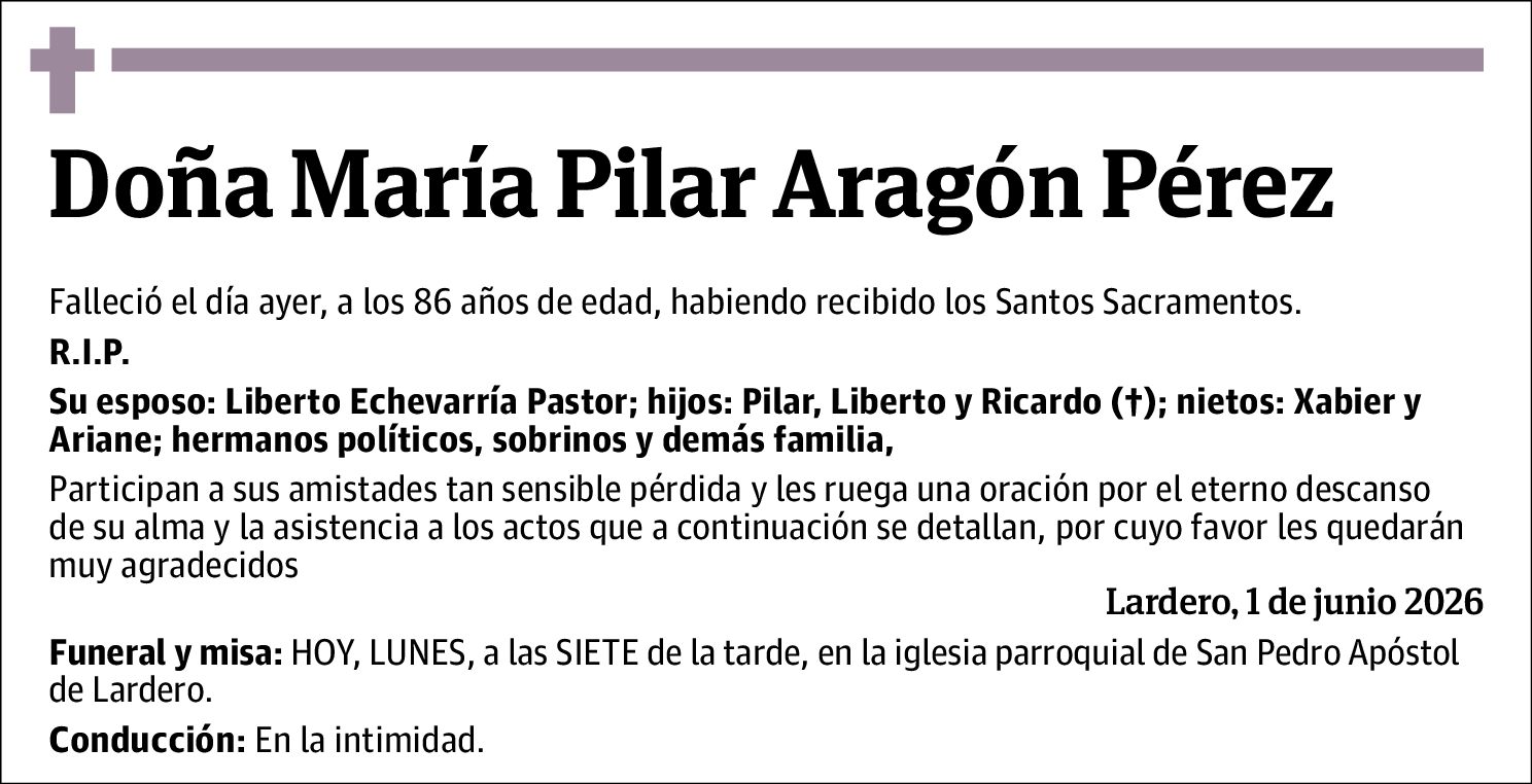 María Pilar Aragón Pérez