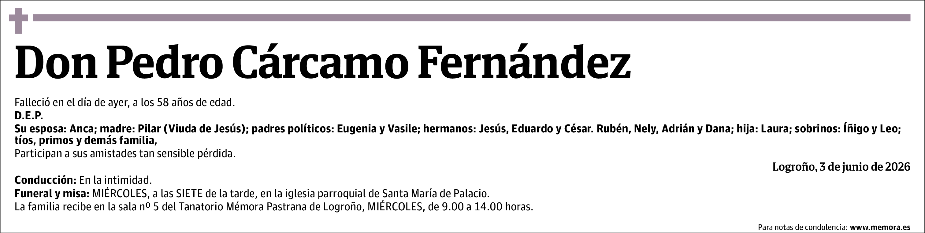 Pedro María Cárcamo Fernández