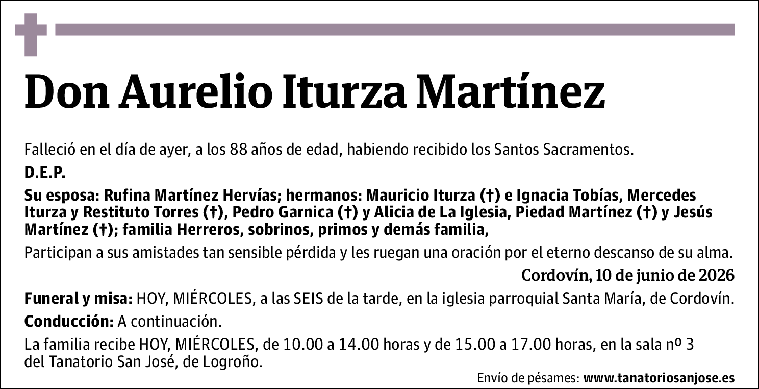 Aurelio Iturza Martínez