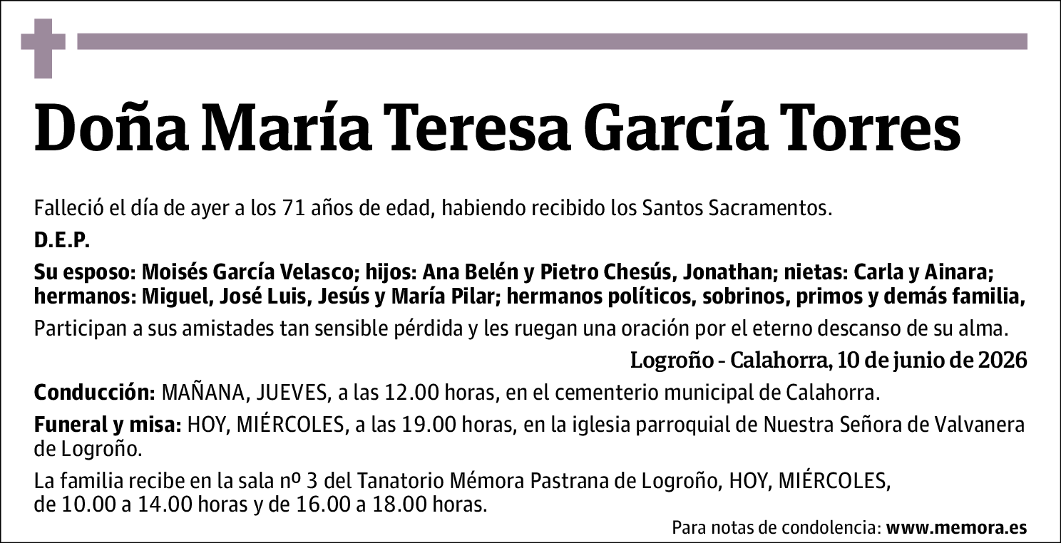 María Teresa García Torres
